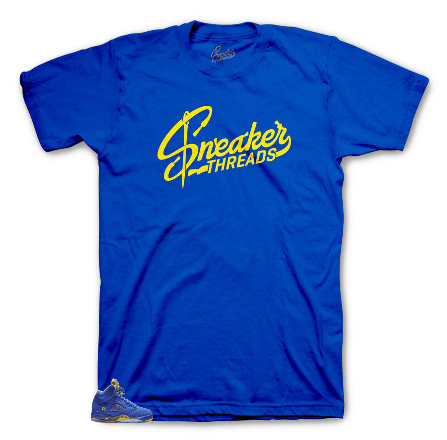tee collections made to match Jordan retro 5 Laney shoe collection 