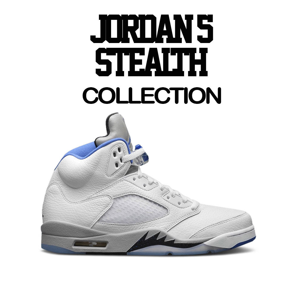 Retro 5 Stealth Shirt - Everyday - Blue