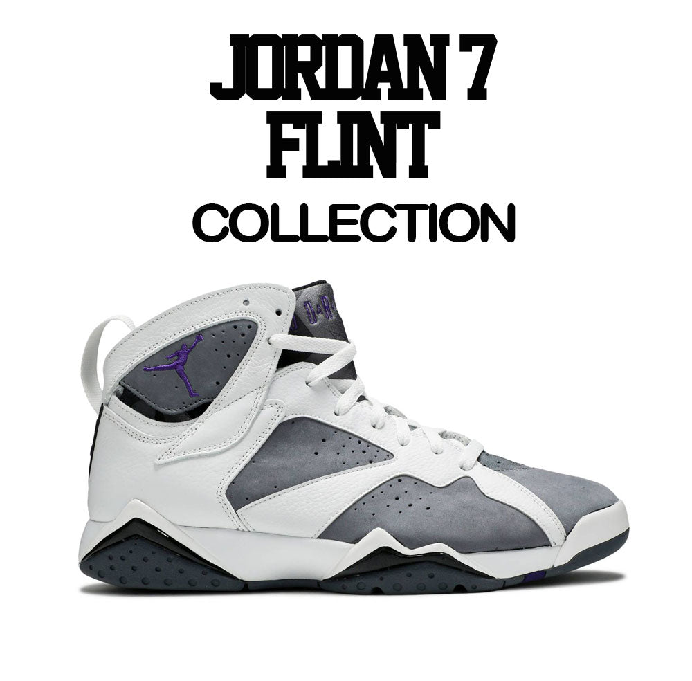 Retro 7 Flint Grey Shirt - St. Michael - Purple