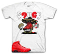 Jordan 9 Chile red sneaker tees