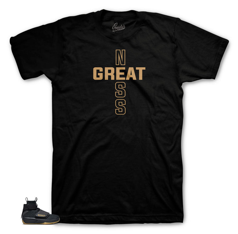 Jordan Black Greatness shirt | Jordan 20 Flyknit