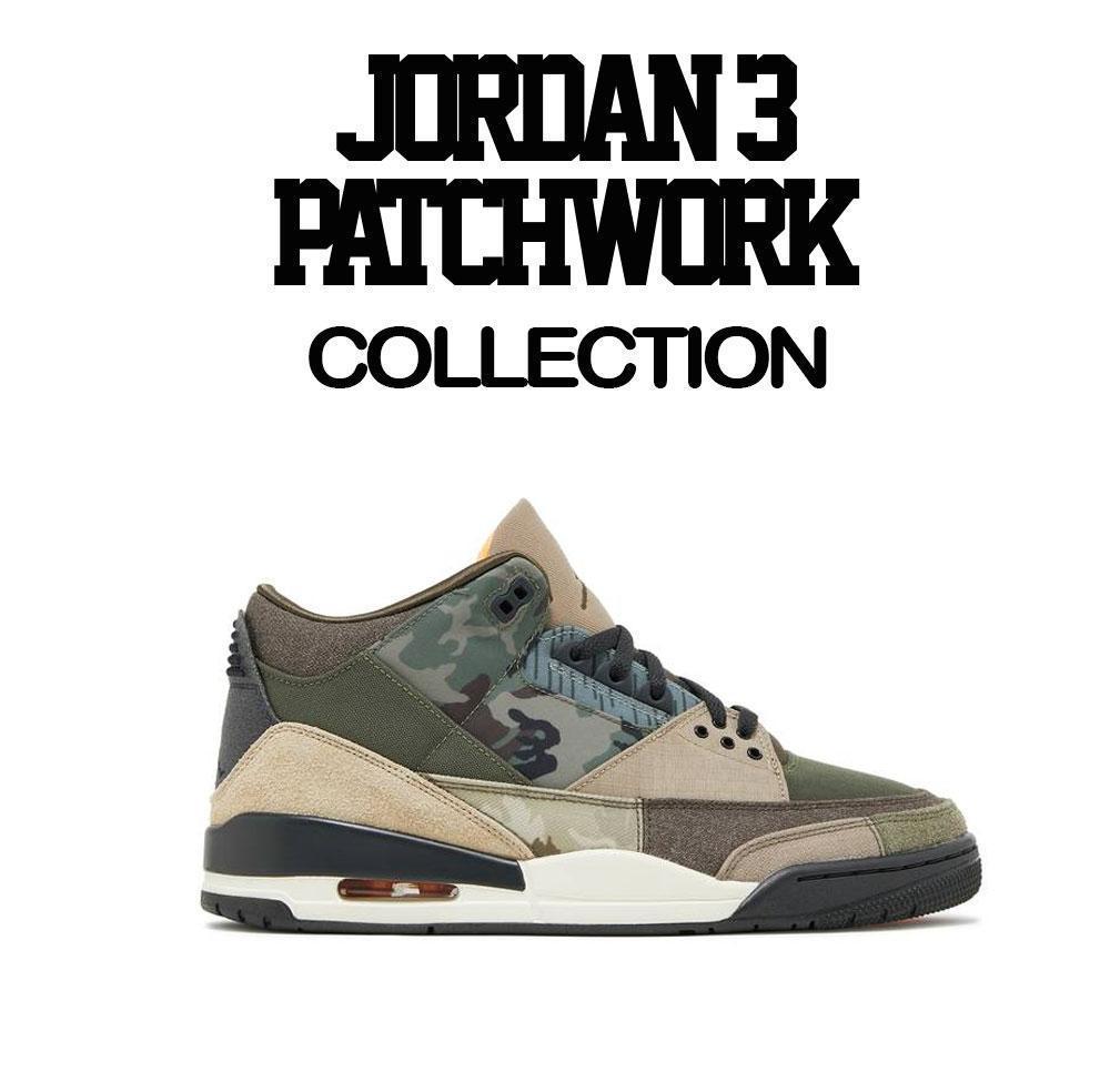 Sneaker Tees Match Jordan 3 Patchwork | Camo 3s Shirts Outfits Match