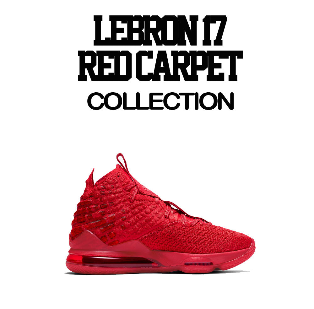 Red shirt collection to match perfect with Red Carpet 17's