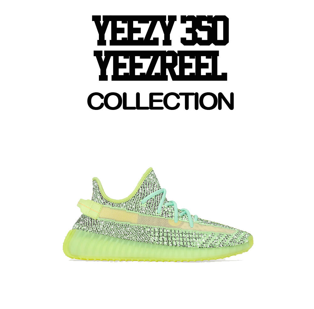 kids sneaker collection yeezy yeezreel matches kids shirts