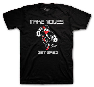 Jordan 11 Bred Make Moves shirt for sneakers