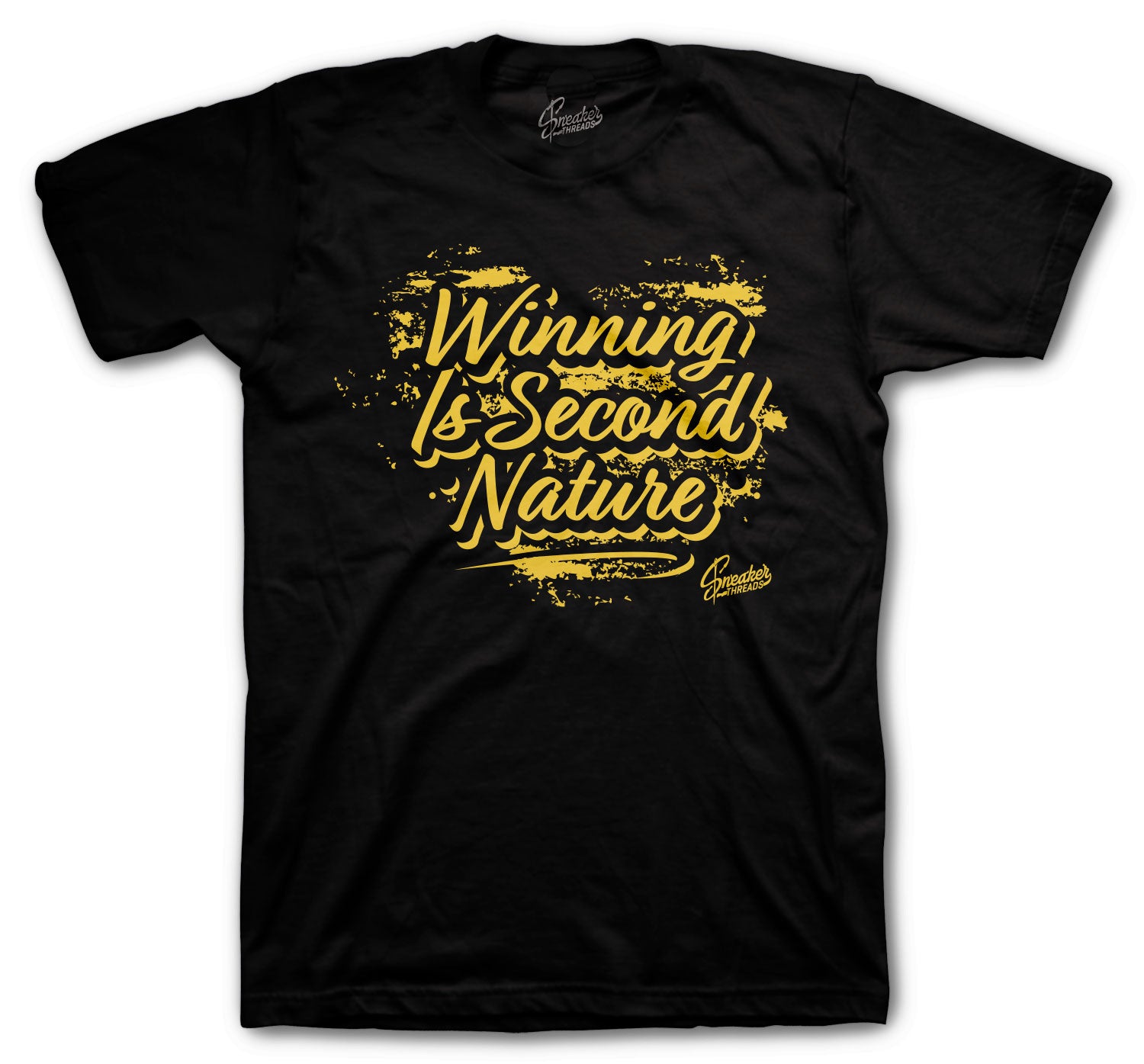 Retro 1 Black Gold Shirt - Second Nature - Black