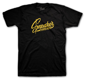 Retro 13 Gold Glitter Shirt - ST Logo - Black