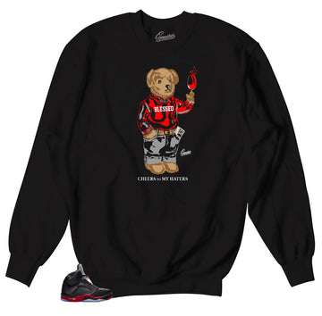 Jordan 5 satin sneaker sweater | cheers bear to match retro 5