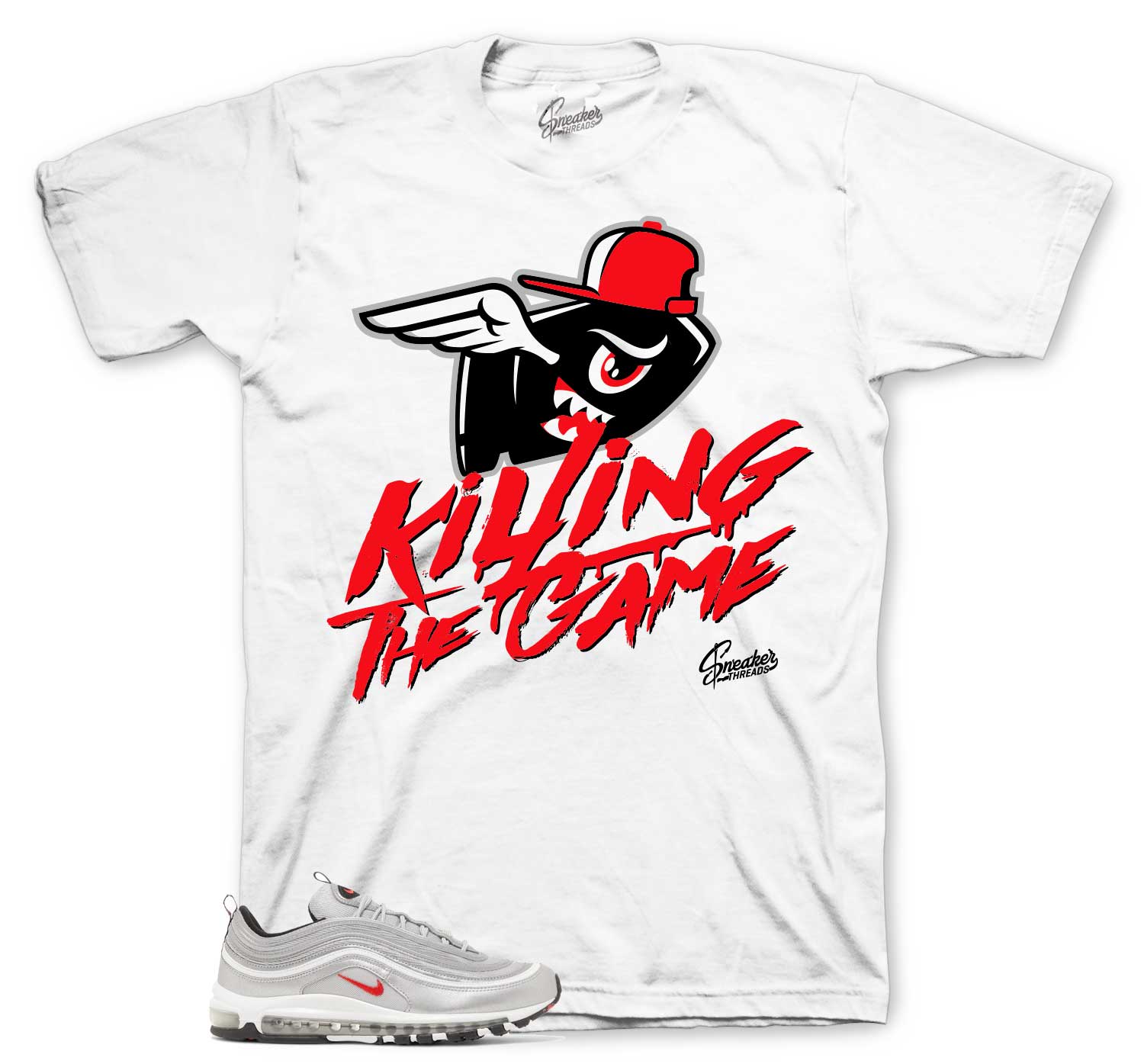 Air Max 97 Silver Bullet Shirt - Killing the Game - White