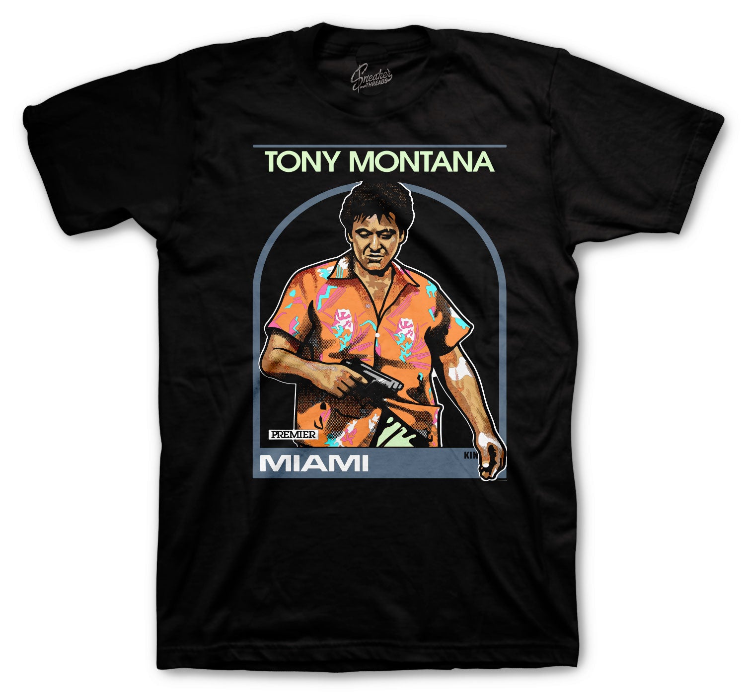 Retro 1 Bio Hack Shirt -  Tony Miami - Black