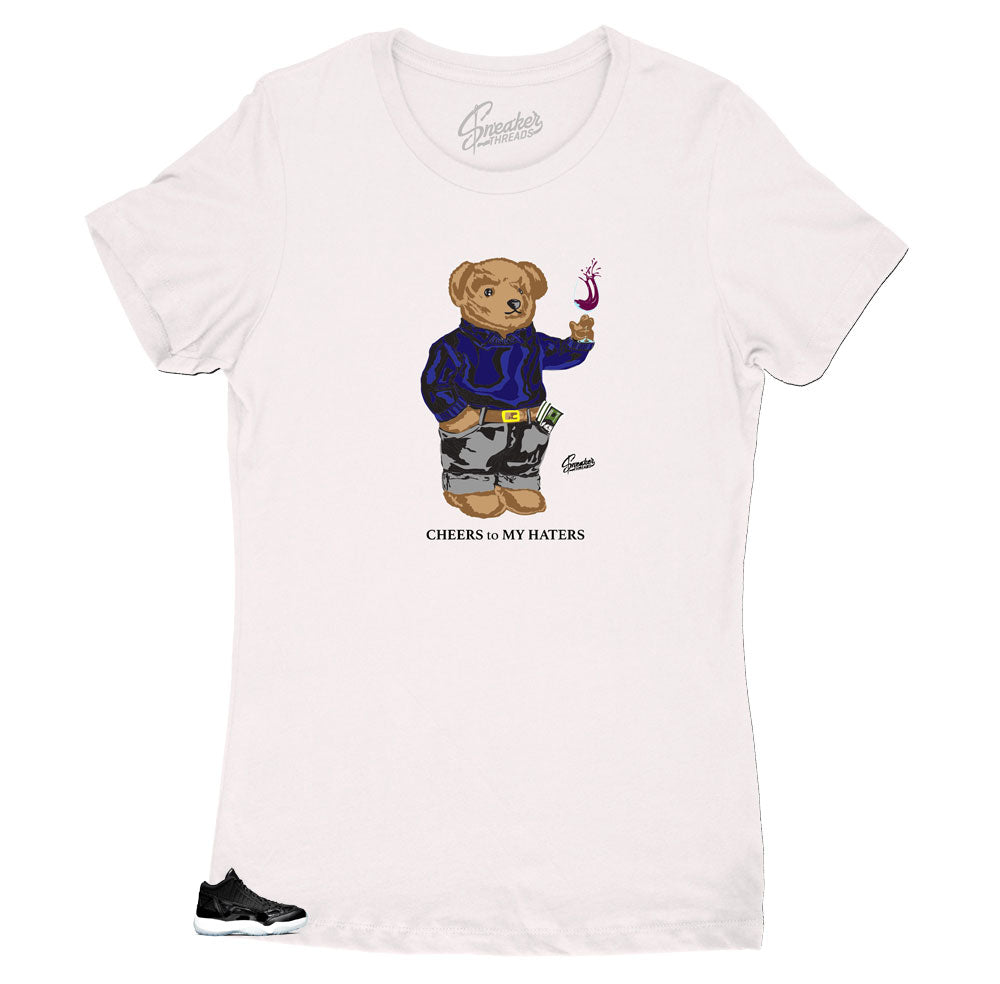 Jordan 11 Space Jam Low Cheers Bears shirt to match best with sneakers