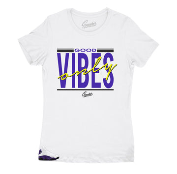Womens Lakers 13 Shirt collection to match sneakers