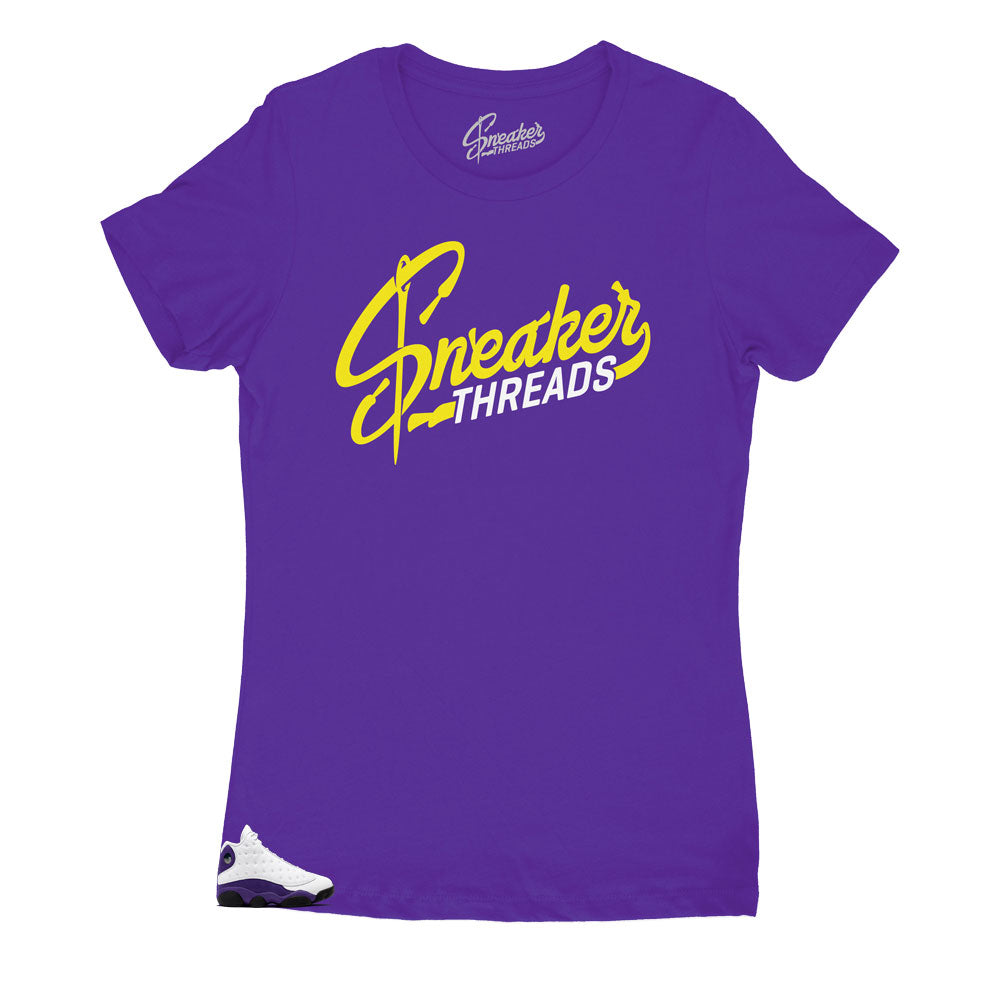 ST Original shirt to best match Jordan 13 Lakers