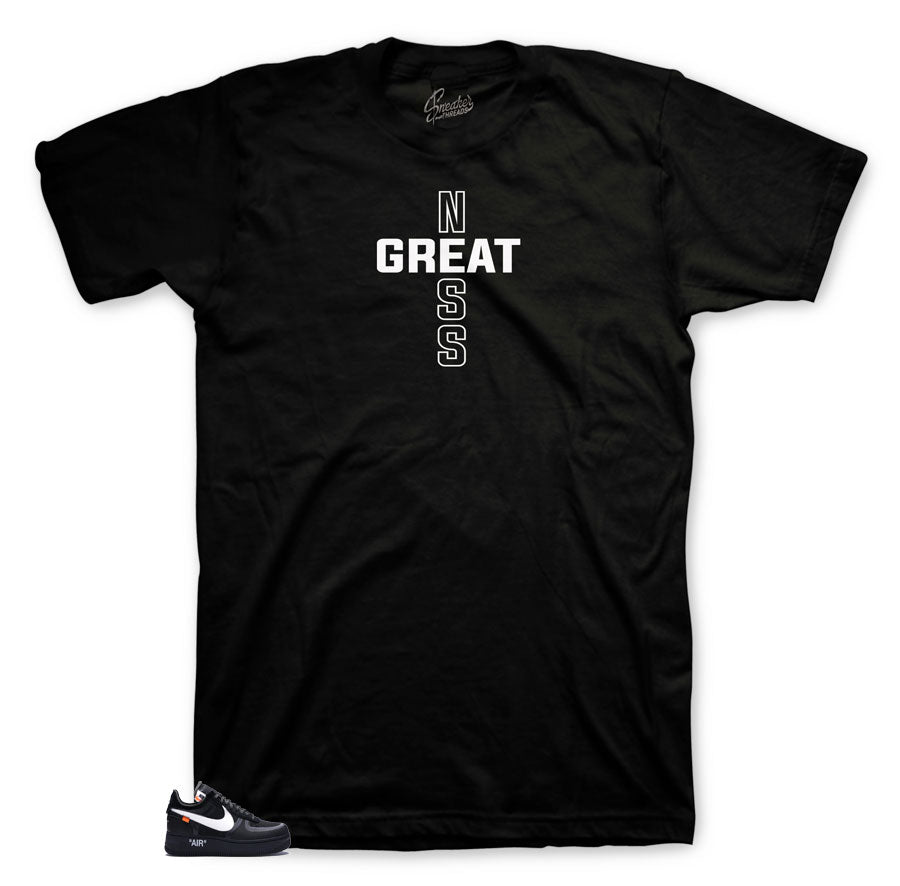 Sneaker tees match Air Force one 1s black the ten | Sneaker tees