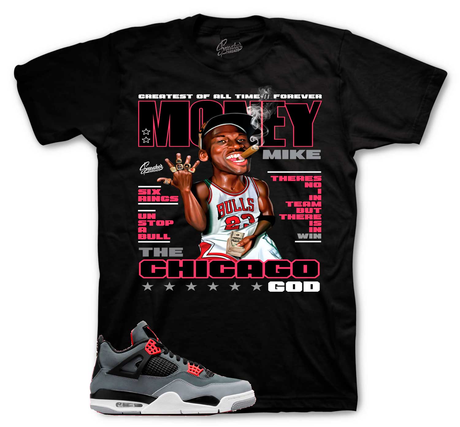 Jordan 4 infrared sneaker tees