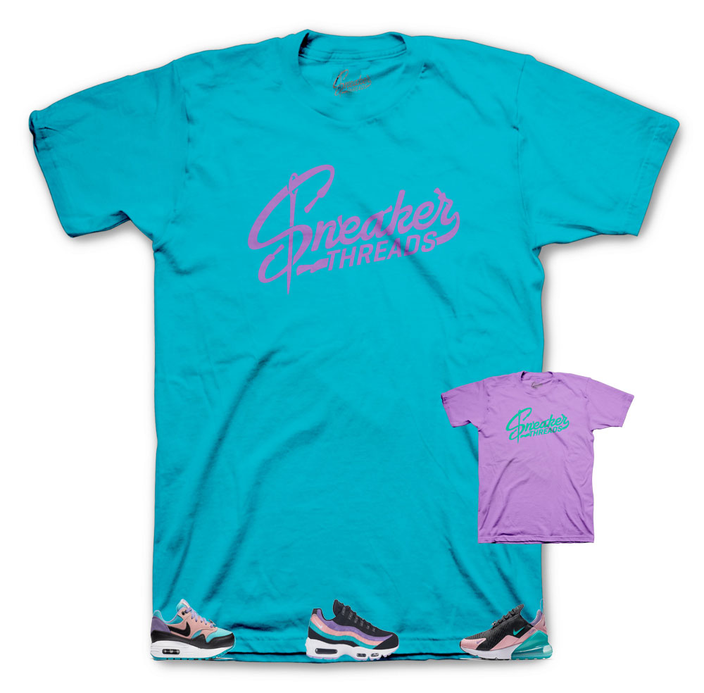 Nike air Max sneaker collection have a nice day matching shirt designed to match the nike air max have a nice day sneaker