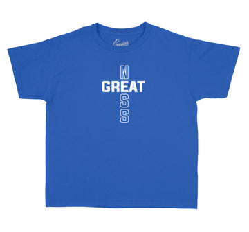 boys tee collection match the Jordan 5 stealth sneakers