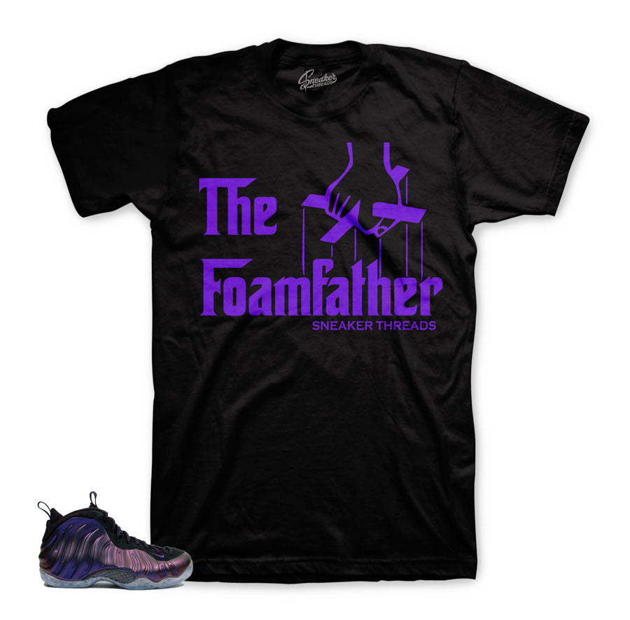 Foamposite eggplant shirts match shoes | Fresh new sneaker shirts