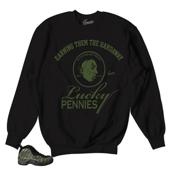 Legion green sweatshirts to match foam shoes legion green.