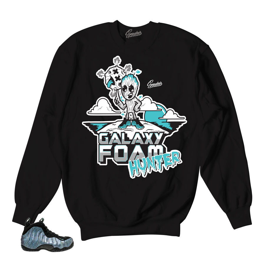 Foamposite abalone sweaters match foams | Official sweaters match