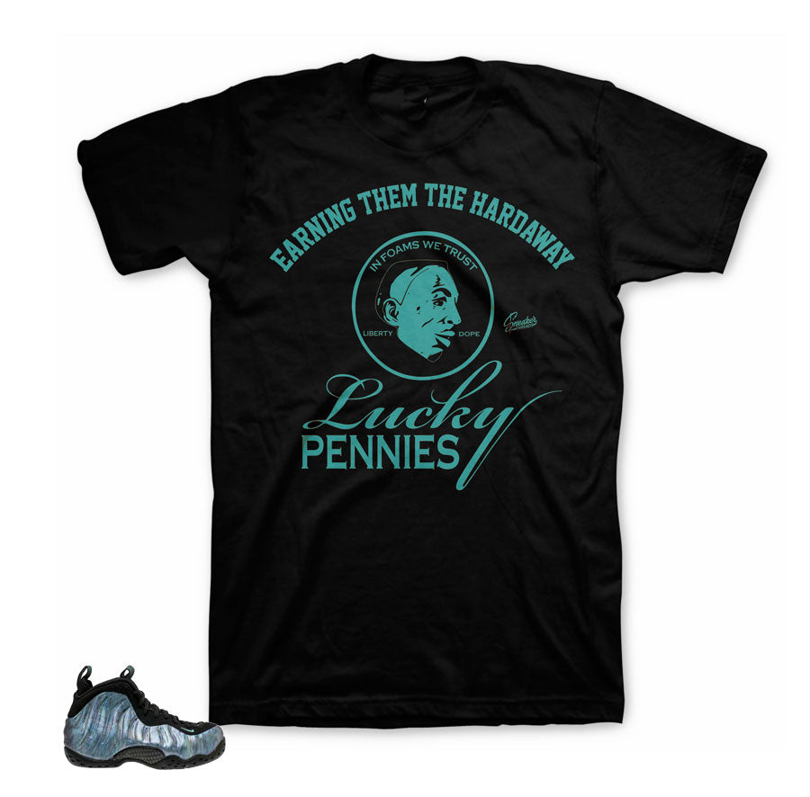 Foamposite abalone tees match | Official sneaker tees.
