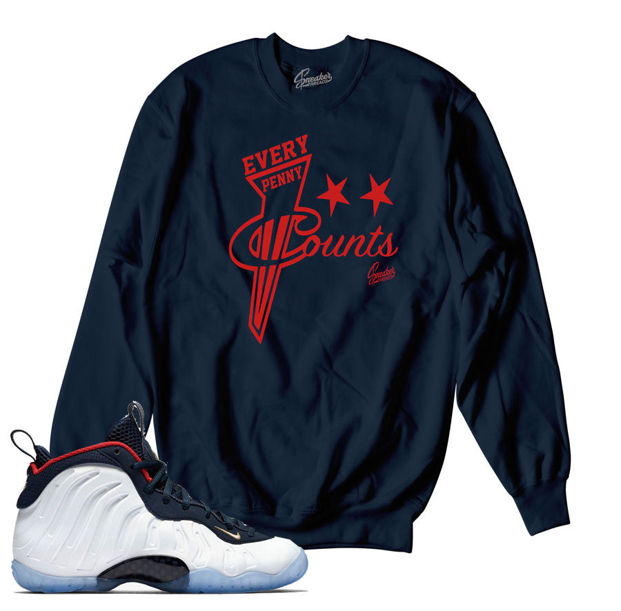 Foamposite olympic sweaters match foam olympic crewnecks.