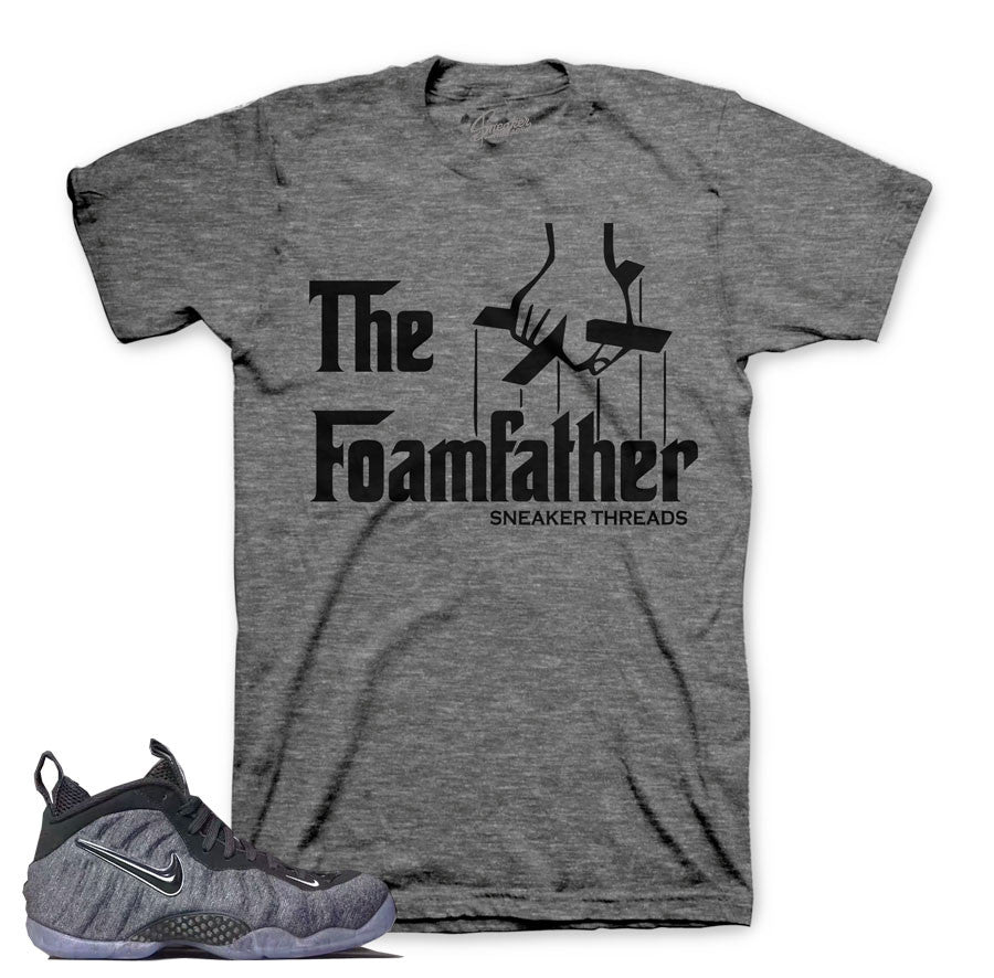 Foamposite tech fleece shirts match foam wool sneakers.