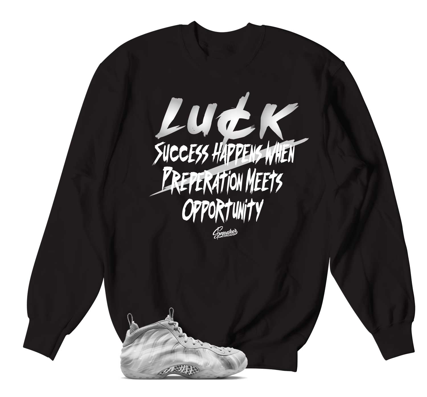 Foamposite Dream A World Sweater - Luck - Black