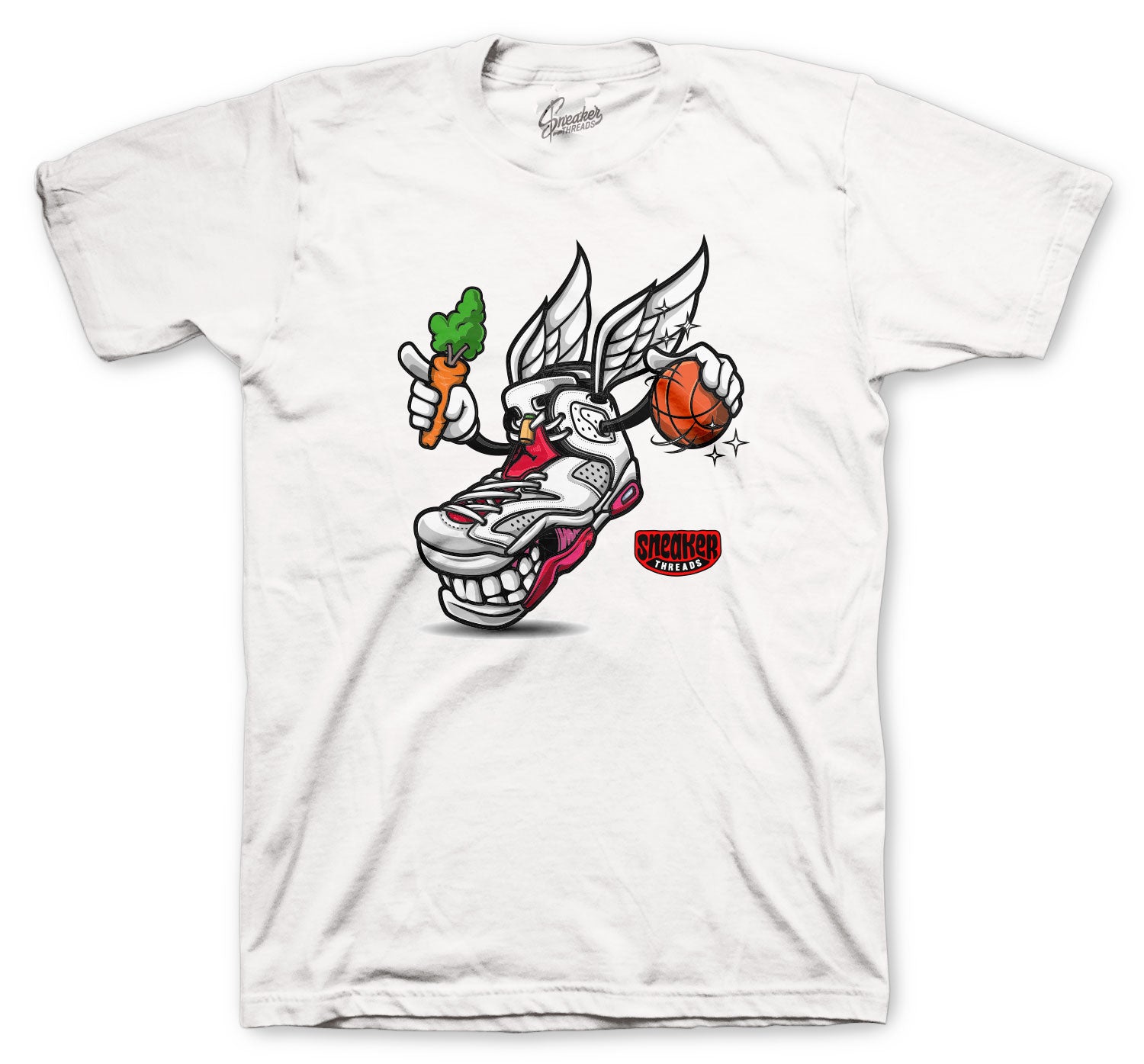 Retro 6 Hare Shirt - Fly Kicks - White