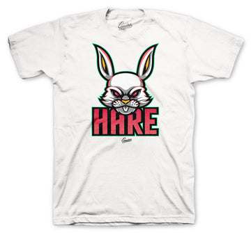 Retro 6 Hare Shirt - Stare - White