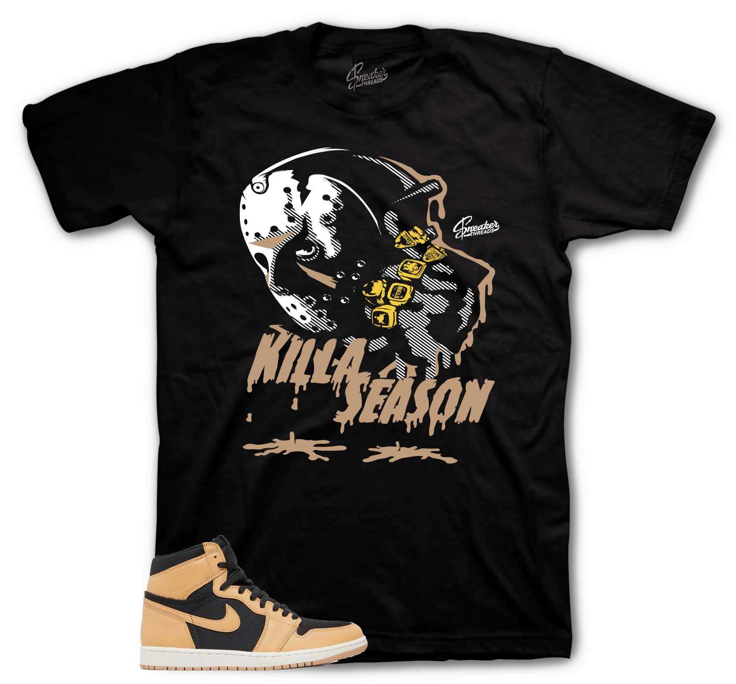 Retro 1 Heirloom Shirt - Killa Season - Black