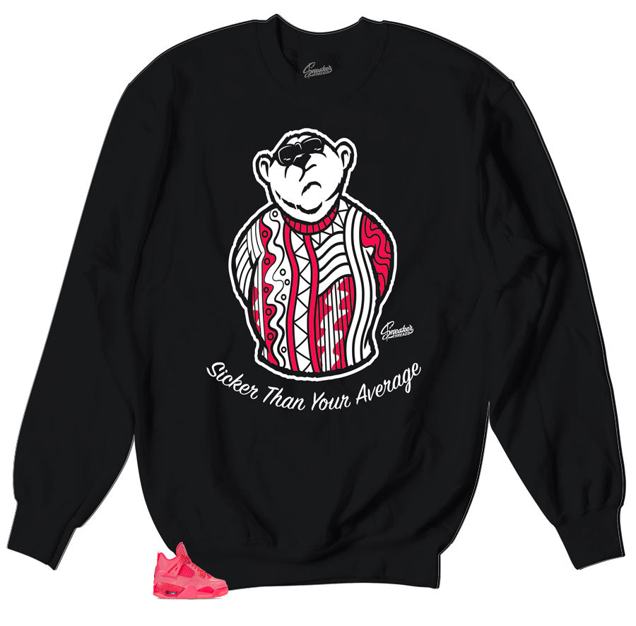 Sneaker sweaters to match Jordan 4 hot punch | crewnecks match