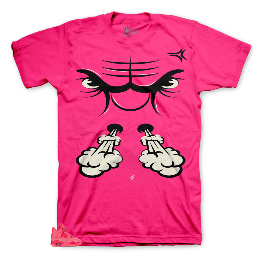 Retro 4 hot punch sneaker tees match | The best clothing to match 4s.
