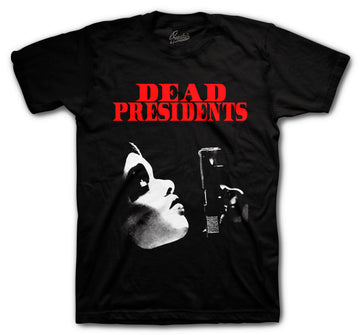 Retro 6 Carmine Shirt - Dead Pres - Black