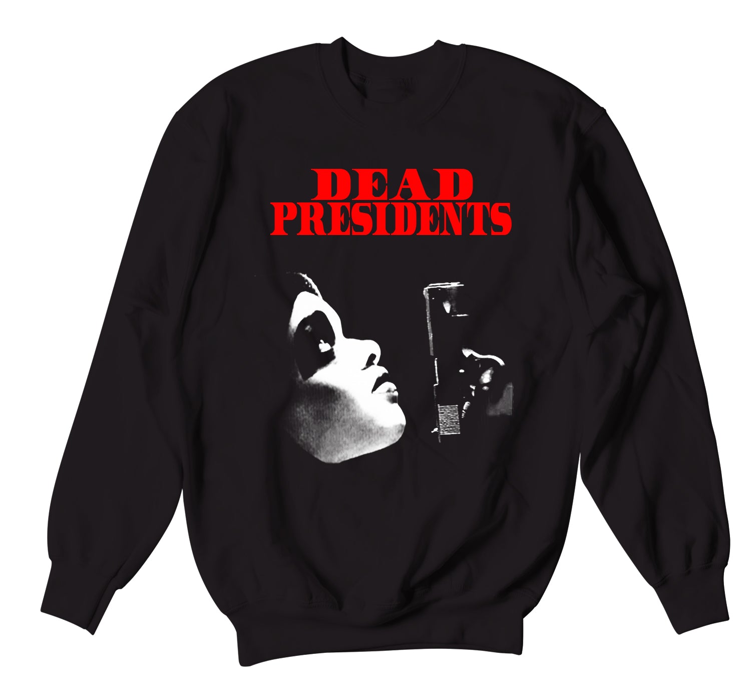 Retro 11 Bred Sweater - Dead Pres - Black