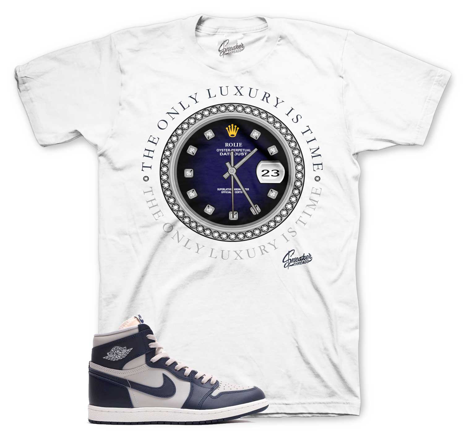 Jordan 1 Georgetown Sneaker Tees Match