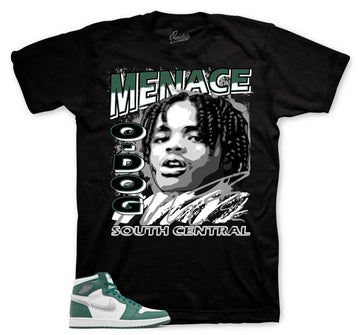 Retro 1 Gorge Green Shirt - Nineties - Black