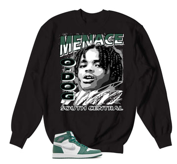 Retro 1 Gorge Green Sweater - Nineties - Black