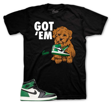 Retro 1 Lucky Green Shirt - Got Em - Black