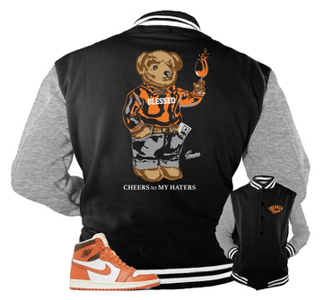 Retro 1 Starfish Jacket - Cheers Bear- Black