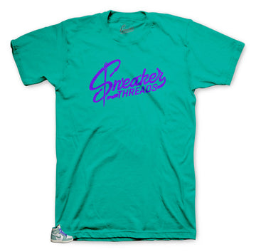 shirts to match the sneaker Jordan green turbo 1 collection 