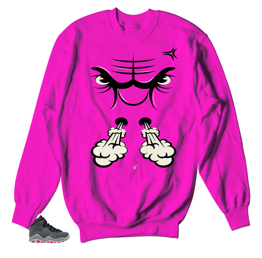 Pink Bullface Sweater for Rush Pink 10's