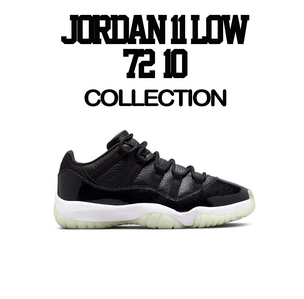 Jordan 11 72-10 sneaker release tees
