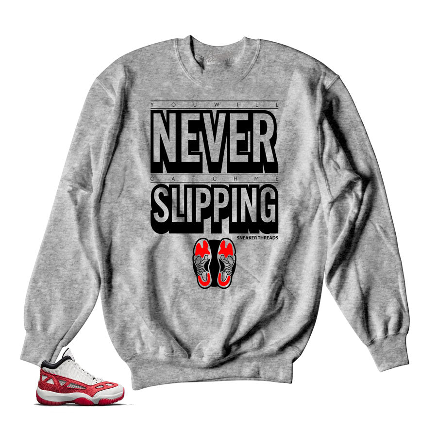 Crewnecks match retro 11 fire red IE retro 11 sweaters.