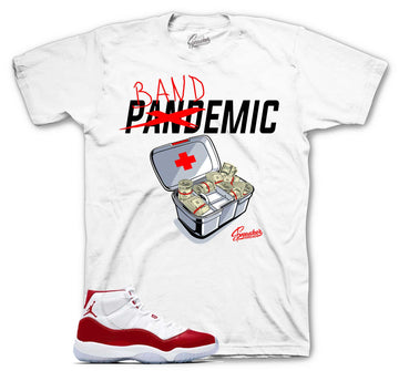 Retro 11 Varsity Red Shirt - Bandemic