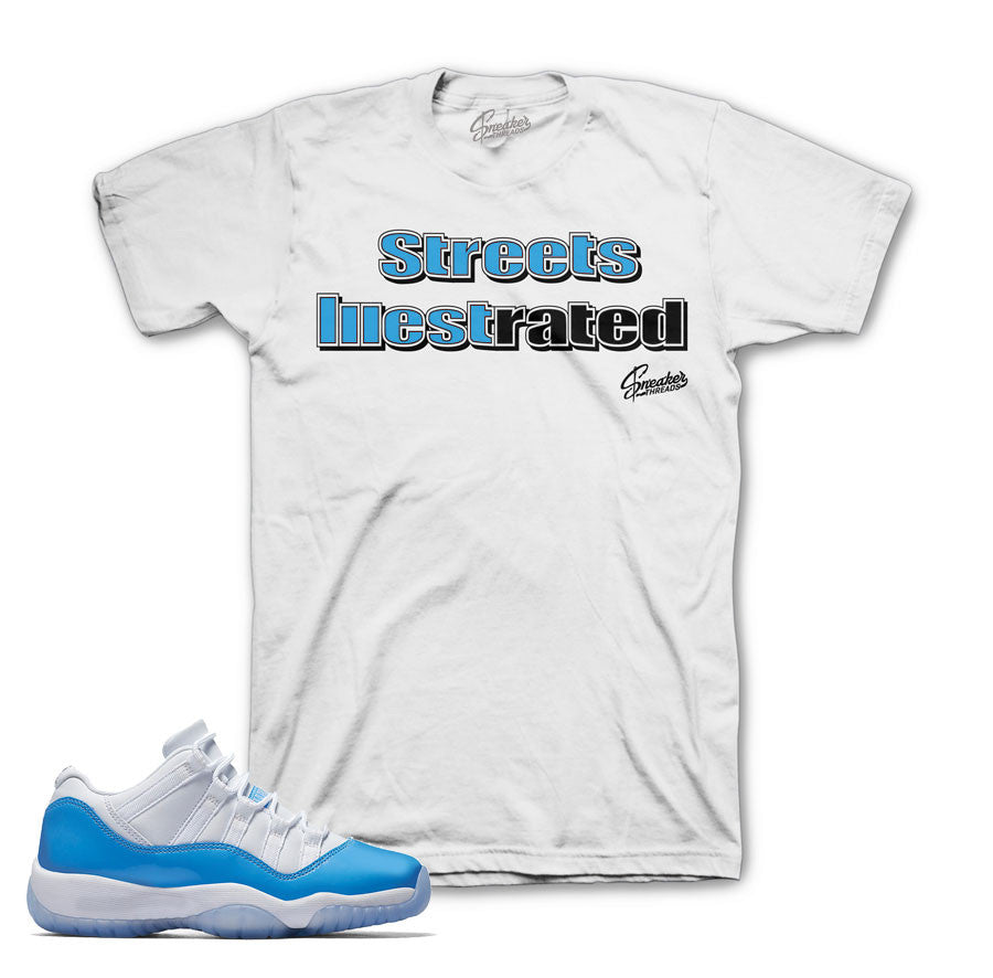 Jordan 11 university blue shirts match | Sneaker tee store