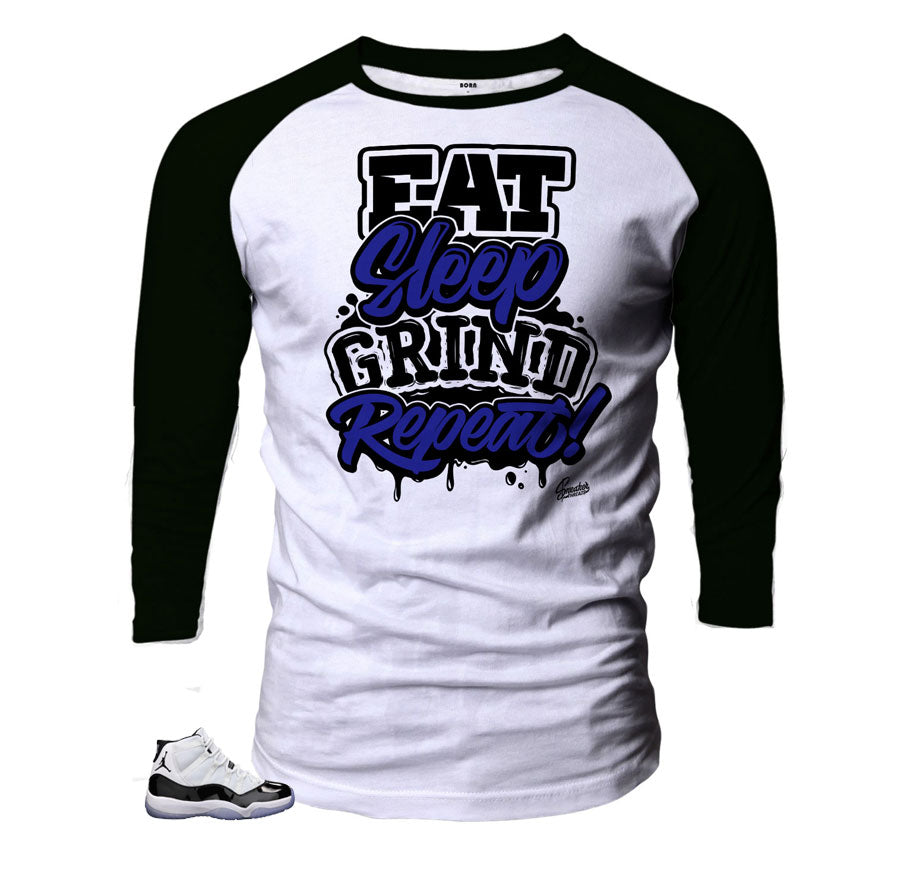 Grind Repeat Matching Raglan for Concord 11's