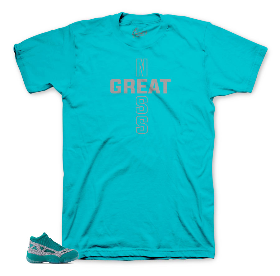 Jordan 11 ie rio teal shirts and tees to match retro 11 low teal.