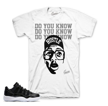 Jordan 11 barons tee match | Sneaker tee match shoes