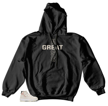 Jordan 11 Platinum Tint Greatness Hoody